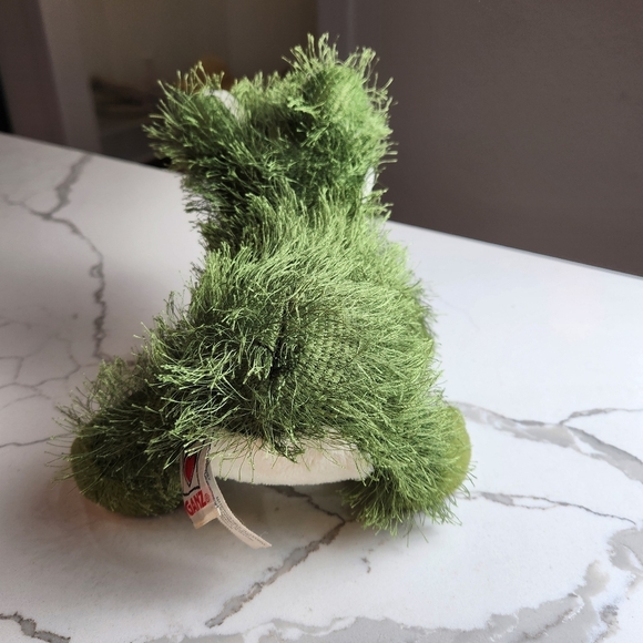 GANZ WEBKINZ GREEN FUZZY FROG 7” PLUSH STUFFED ANIMAL - Picture 5 of 7